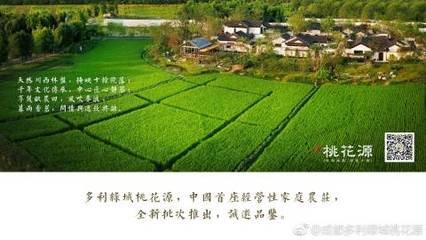 <b>成都桃花源小镇-----中国式经营性家庭农庄,达到“舍、庭、院、园、田”五个空间境界</b>